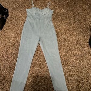 Blue Denim Jumpsuit